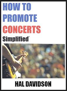 How to promote concerts siplified book