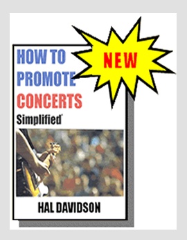 how to promote concerts book cover