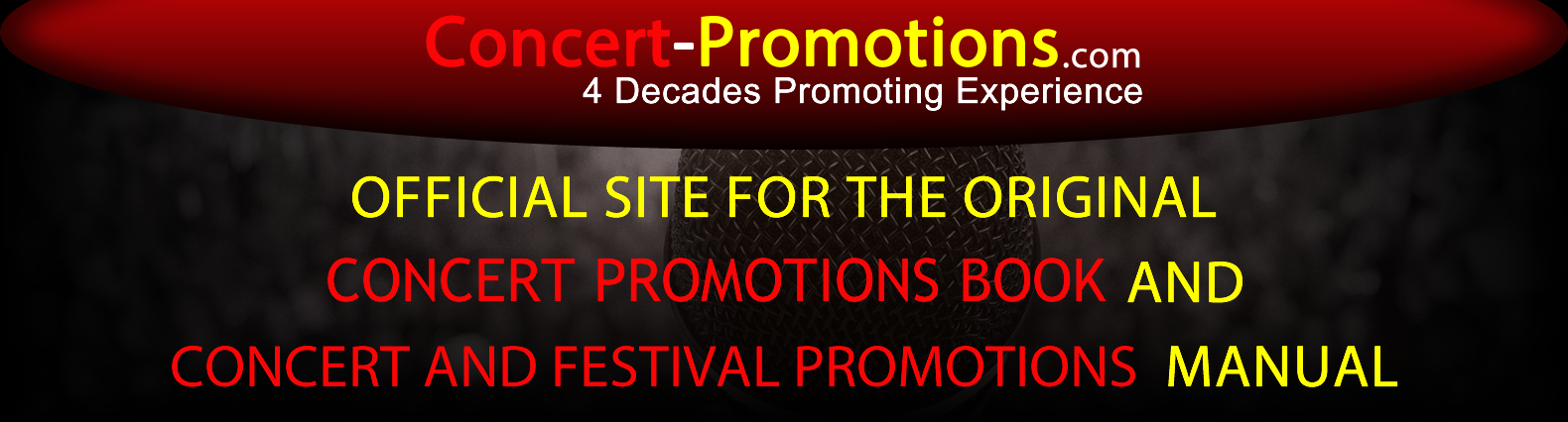 concert promotions banner